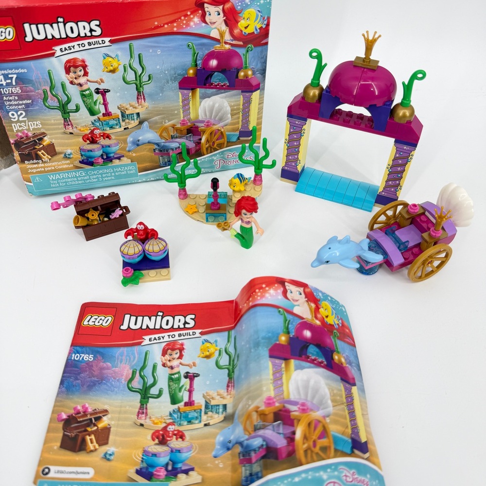 Lego Juniors Disney Princess Ariel's Underwater Concert 10765 Complete